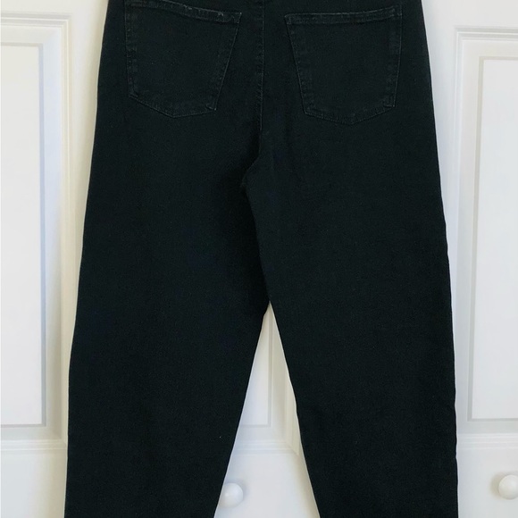 STYLE & CO. WOMENS JEANS SIZE 6P WASHED BLACK VINTAGE CLASSIC MOM JEAN - Picture 3 of 15